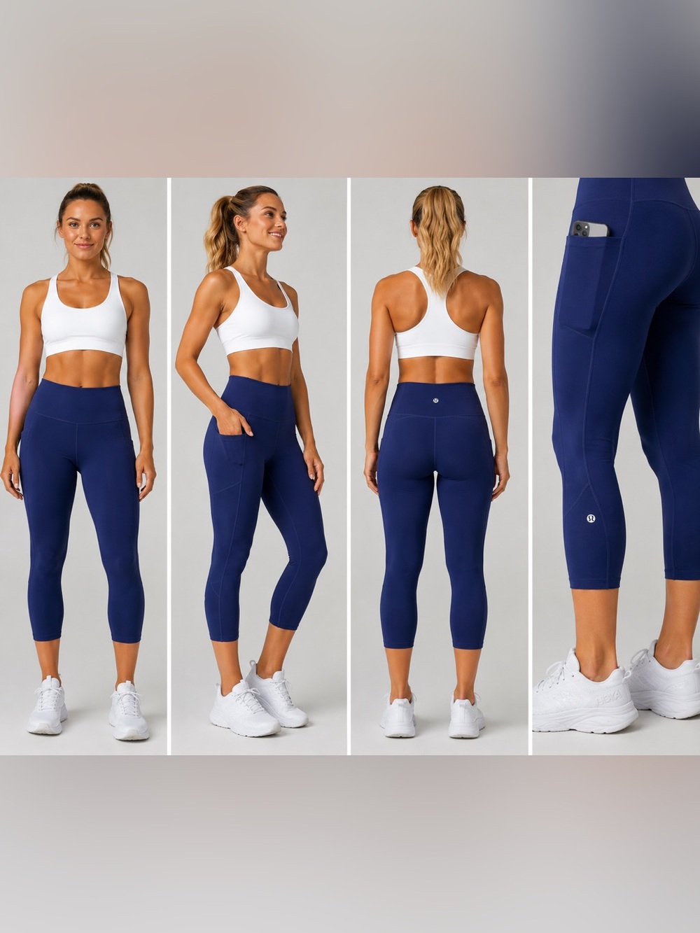 Lululemon Fast and Free High-Rise Crop 23"
Psychic Blue size 6